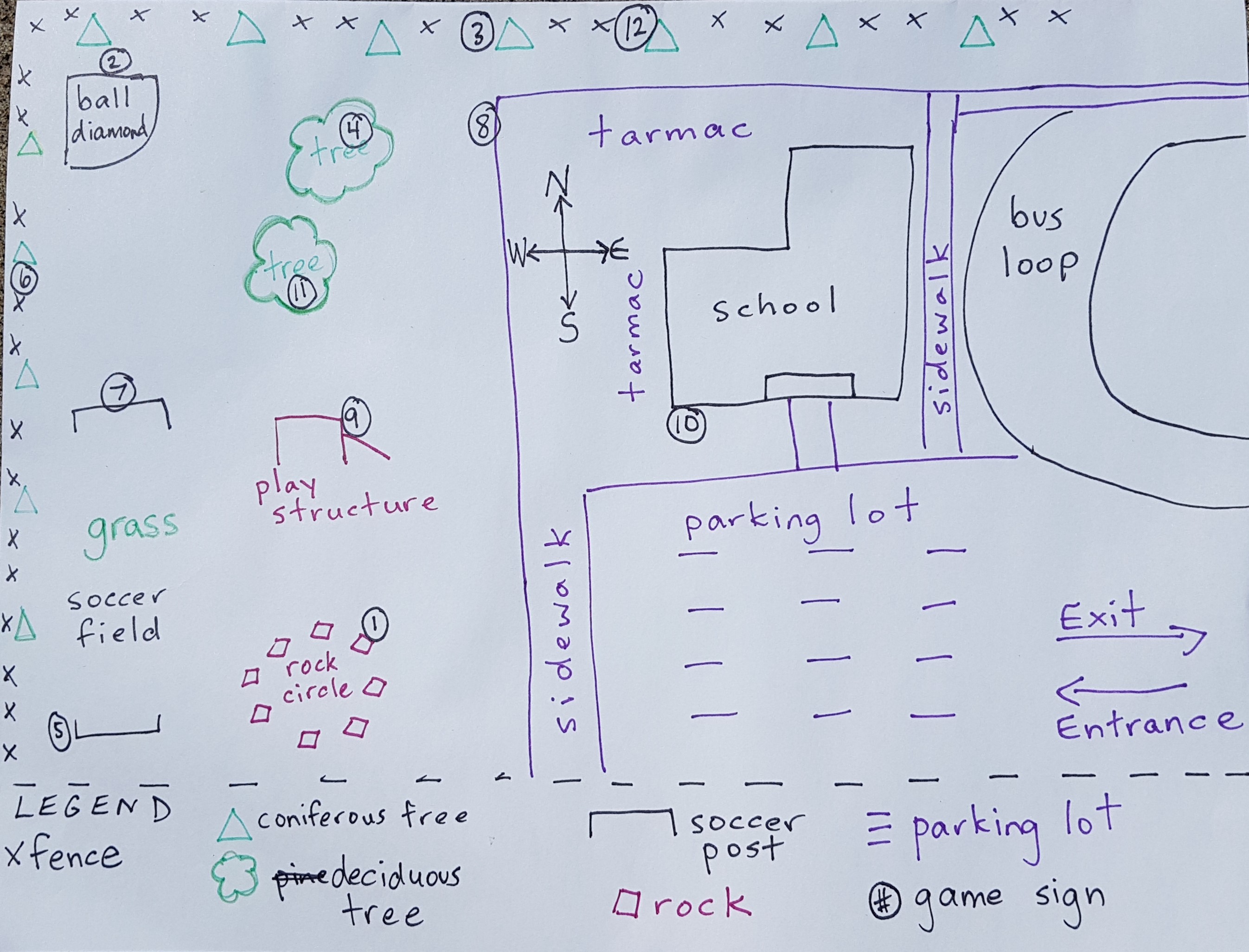 Schoolyard Map